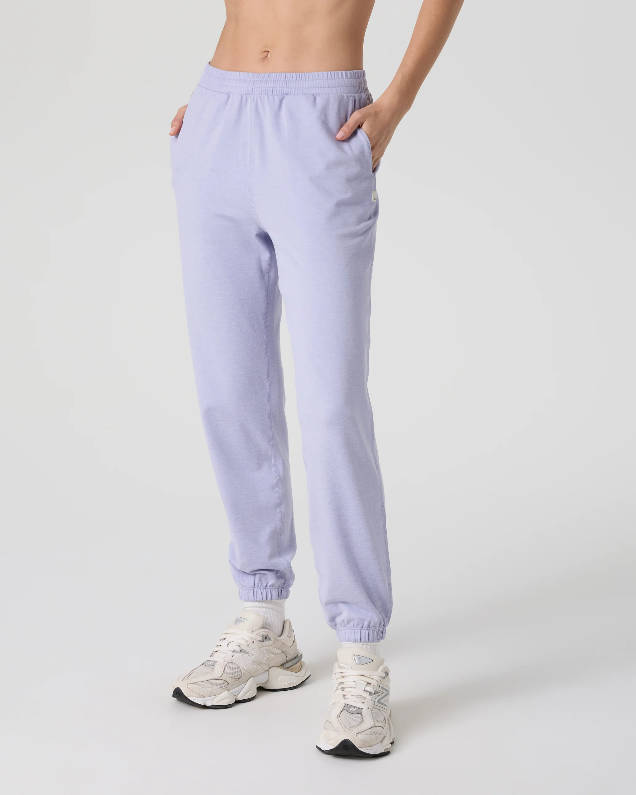 Boyfriend Jogger | Lavender Mist Heather Joggers | Vuori | Vuori Clothing (US & Canada)