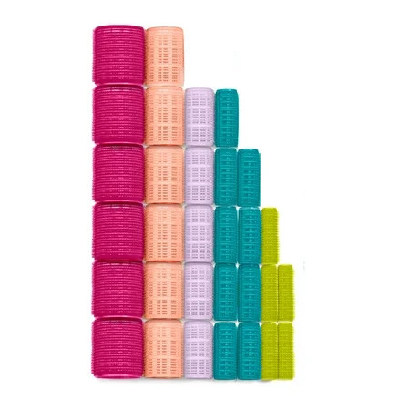 Conair Volumizing Self-Grip Hair Rollers Assorted Multicolor 31-Pack With Travel Case | Walmart (US)