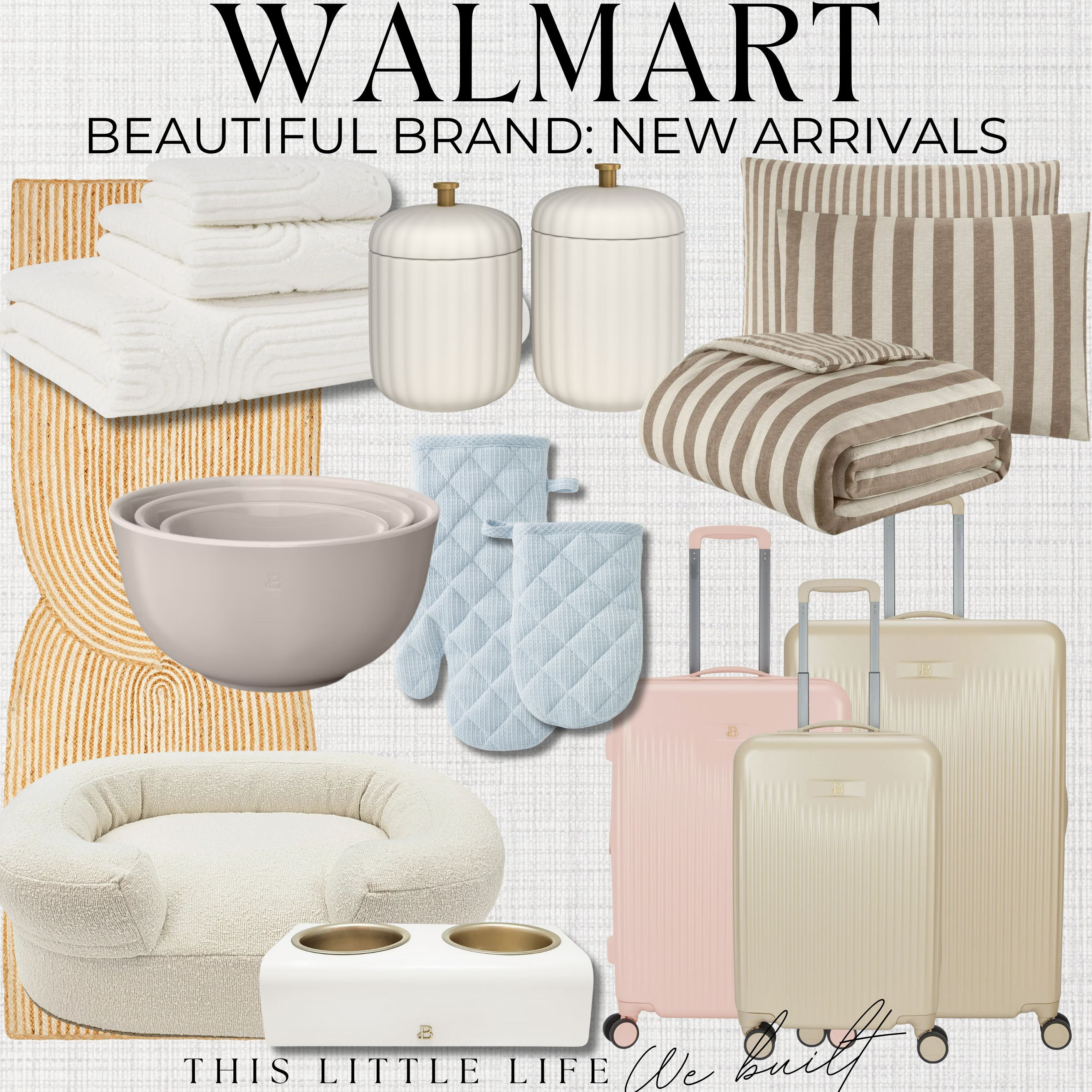 New Arrivals from the Beautiful Brand at Walmart!
Walmart Home / Beautiful Brand by Drew / Aesthetic Home / Aesthetic Luggage / Aesthetic Kitchen / Neutral Home / Neutral Bedding / Neutral Bathroom /  

 #LTKSeasonal #LTKHome