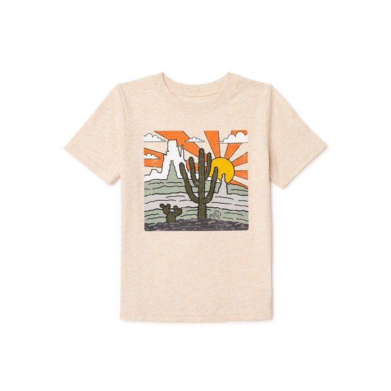 Garanimals Baby and Toddler Boy Short Sleeve Graphic T-Shirt, Sizes 12M-5T | Walmart (US)