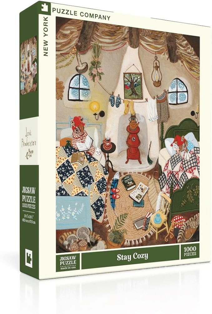 New York Puzzle Company - Loré Pemberton Stay Cozy - 1000 Piece Jigsaw Puzzle for Adults by Lor... | Amazon (US)