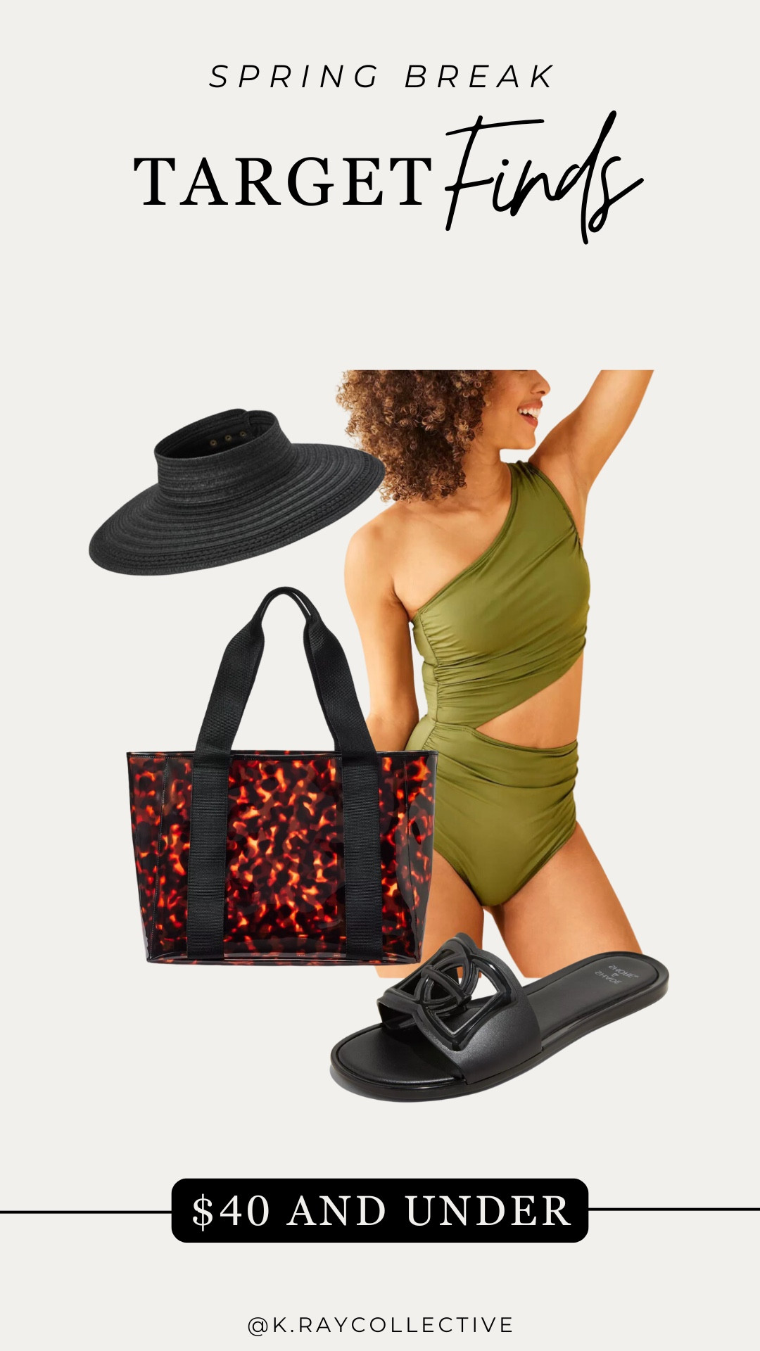 Spring is here at Target!  I found the best affordable finds for your Spring break vacation, swim suits, cover ups, beach toes, straw hats and a few more.  

Affordable style | swim | pool bag | vacation outfit 

#springbreak #onepiece 

#LTKSeasonal #LTKStyleTip #LTKSwim