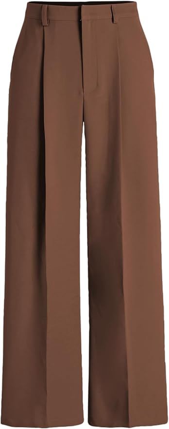 CIDER High Waist Pleated Wide Leg Pants | Amazon (US)