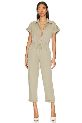PISTOLA Jordan Jumpsuit in Pistachio from Revolve.com | Revolve Clothing (Global)