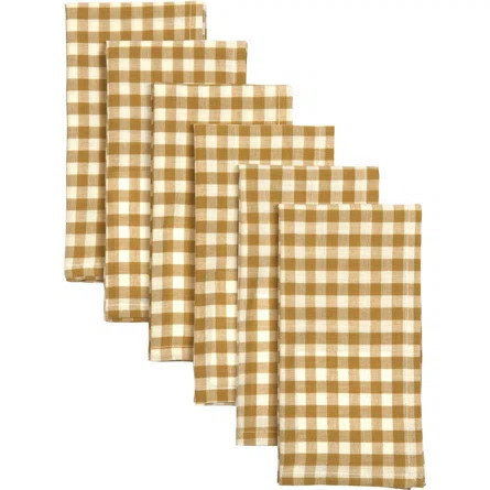 Sagel Cotton Gingham Square Napkin | Wayfair North America