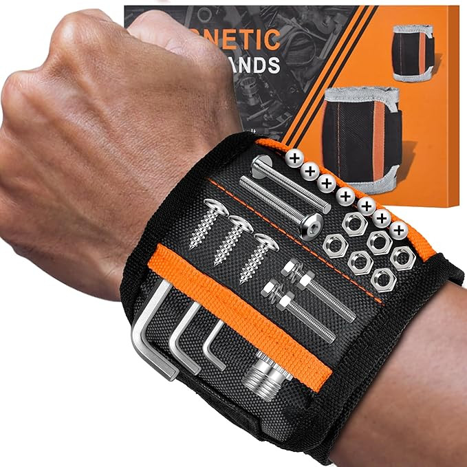 Tmacker Stocking Stuffers Magnetic Wristband for Tools Holding Screws Nail Drill Bits-Adjustable ... | Amazon (US)
