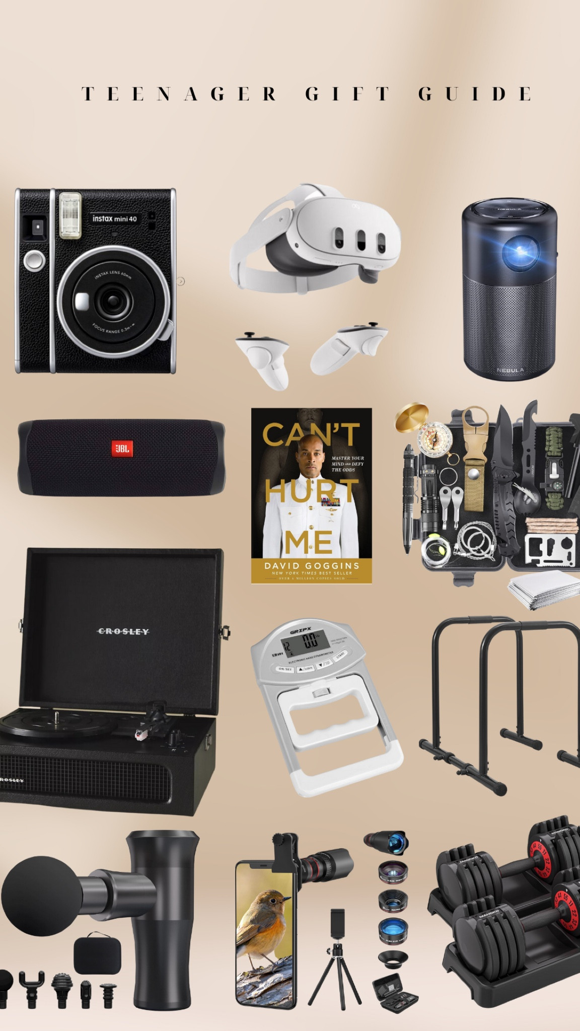 Teenager gifts for boys. My carefully handpicked list from my very own son! Apparently they all love working out and all the things! My son owns all these and he says these are his favorite things. #LTKgiftguide #LTKholiday #LTKfamily #LTKmens #LTKsalealert

#LTKkids #LTKmens #LTKGiftGuide