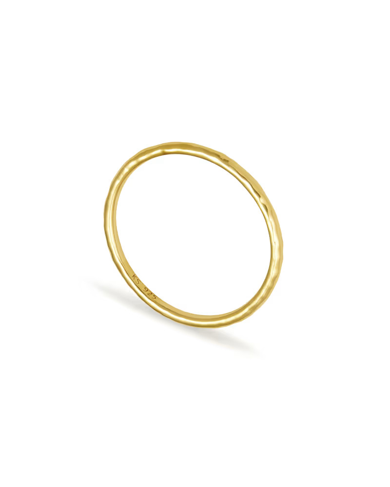 Larissa Band Ring in 18k Gold Vermeil | Kendra Scott