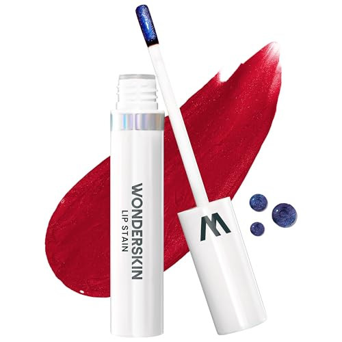 Wonderskin Wonder Blading All Day Lip Stain Peel Off Masque - Long Lasting, Waterproof and Transfer Proof Red Lip Tint, Matte Finish Peel Off Makeup (Divine Masque) | Amazon (US)