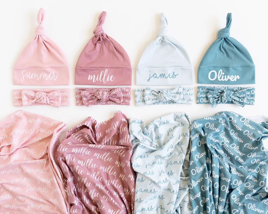 Personalized swaddle blanket | Etsy (US)