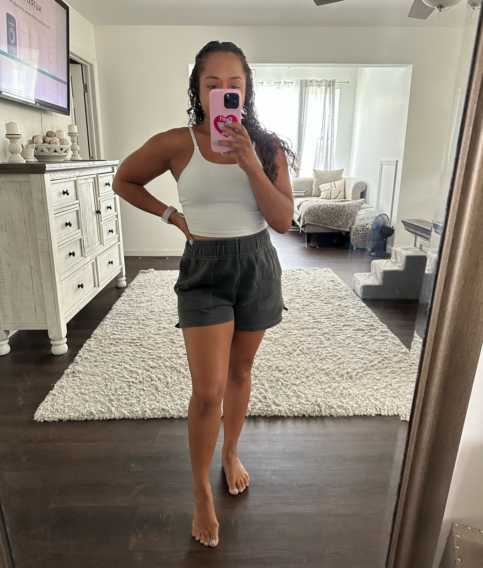 Walmart built in bra top! And AE Shorts

#LTKSale #LTKFind #LTKunder50