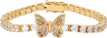 Rainbow Butterfly Tennis Bracelet | Nordstrom