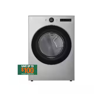 LG 7.4 cu. ft. Vented Stackable SMART Electric Dryer in Graphite Steel with TurboSteam and AI Sen... | The Home Depot