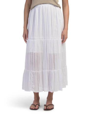 Cotton Tiered Skirt | Shorts & Skirts | Marshalls | Marshalls