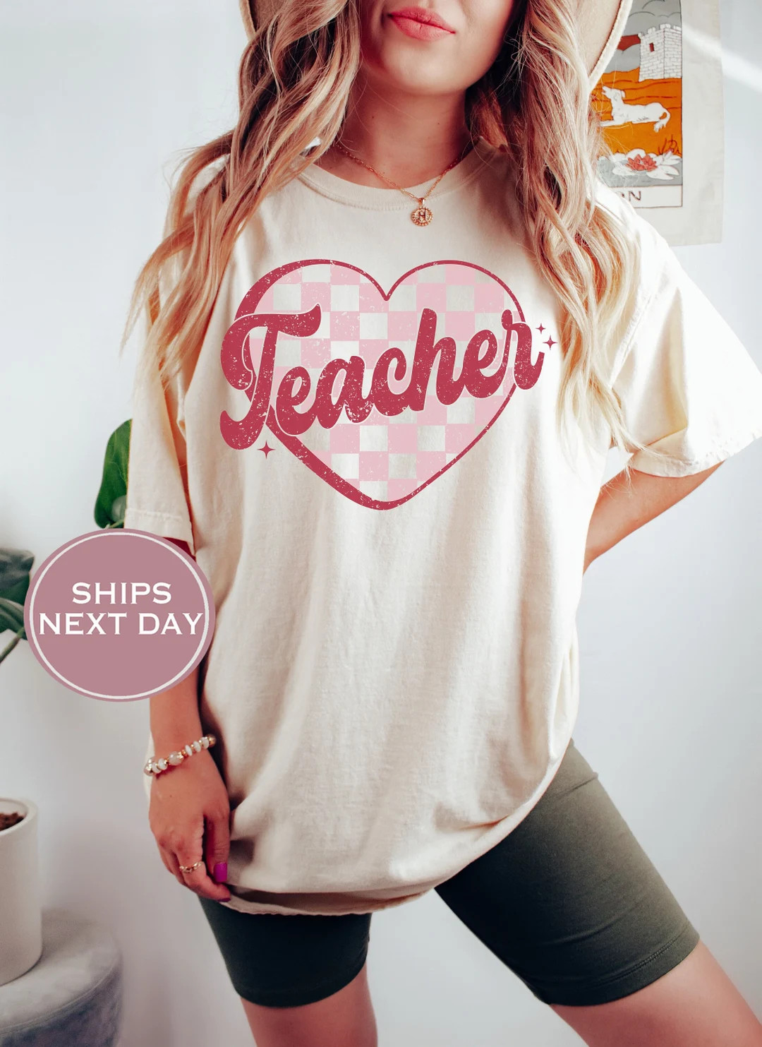 Retro Teacher Comfort Colors Shirt Teachers Vibes Tshirt - Etsy | Etsy (US)