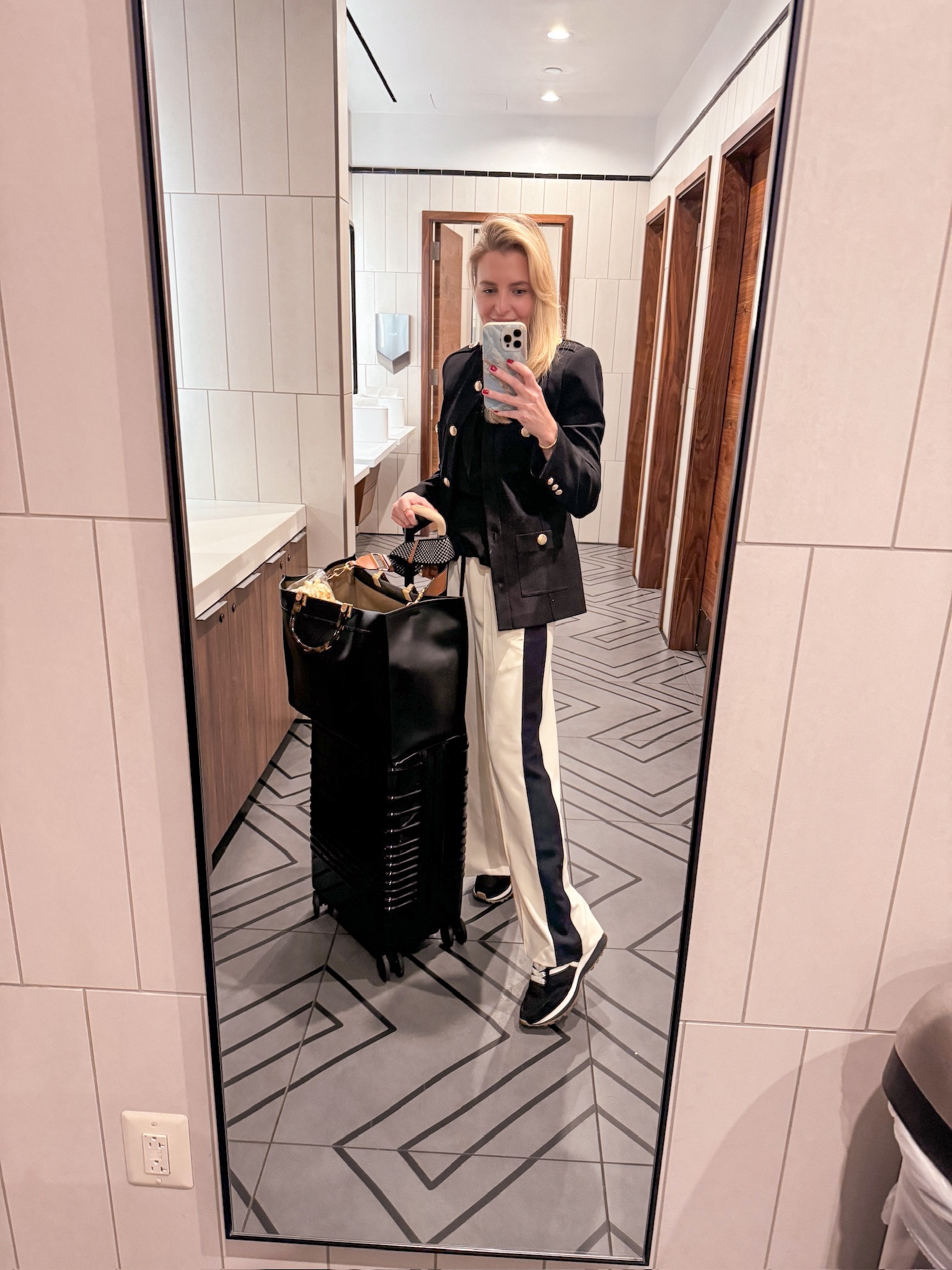 Here is my travel #ootd. I love how comfy and breathable these pieces are, but that they also look really chic and pulled-together. 

This Generation Love ponte knit jacket is so chic and a major best-seller. It’s wrinkle-resistant, stretchy, super versatile, and incredibly sophisticated. It’s definitely one of my top fall purchases and worth the investment. I also linked a very similar ponte knit jacket for less if you’re interested. 

~Erin xo 

#LTKTravel #LTKSeasonal