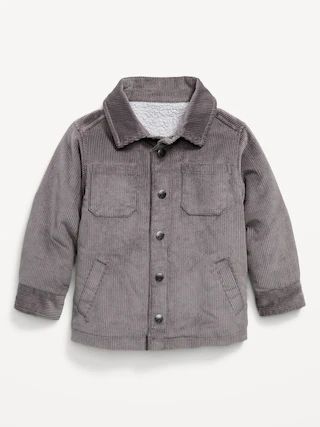 Sherpa-Lined Corduroy Shacket for Toddler Boys | Old Navy (US)