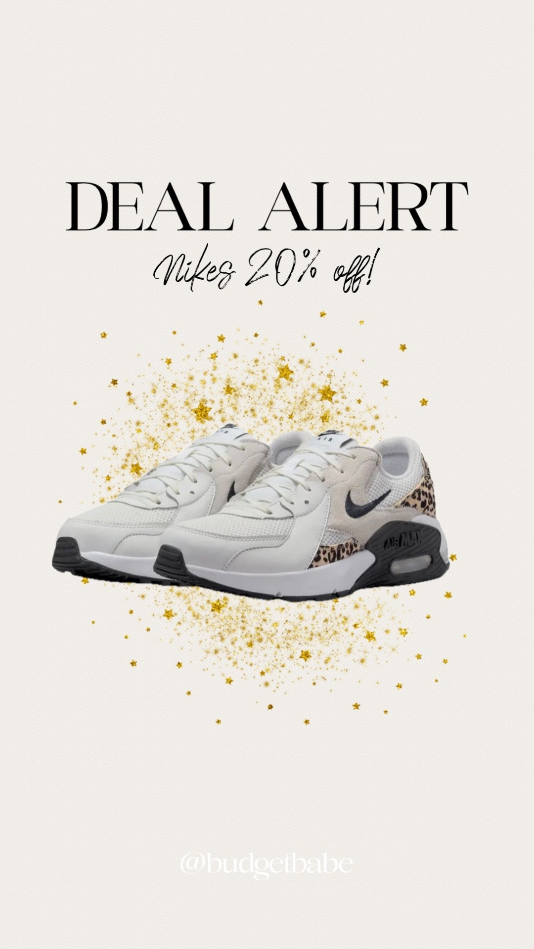 Nike Air Max Excee sneakers with leopard detail now $84 (was $105). Great deal, fully stocked in all sizes right now! #salealert 

#LTKFindsUnder100 #LTKSaleAlert