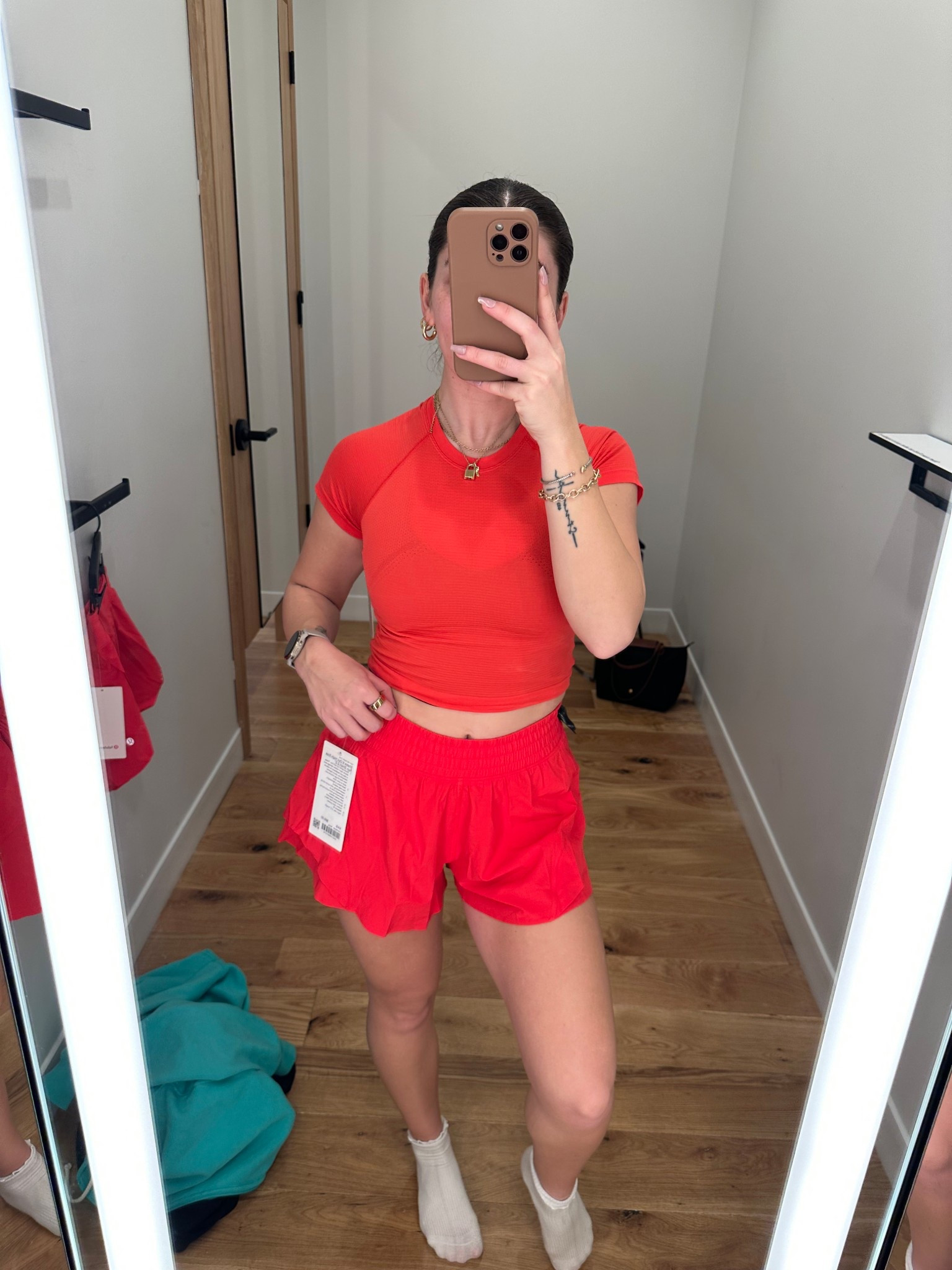 lulus colors rn are EVERYTHING!!! 4 in top and xxs in shorts (i feel like this style short runs bigger!) 

#LTKFindsUnder100 #LTKActive #LTKPetite