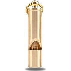 Loudest Brass Whistle Best Premium Emergency Whistle 125db+ One Piece Outdoor Survival Whistle On... | Amazon (US)