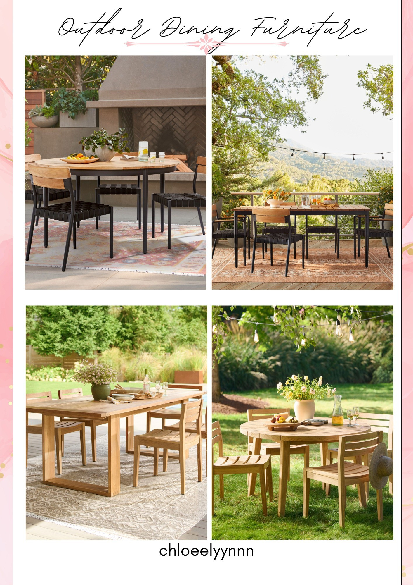 Outdoor dining table 

#LTKFallSale #LTKVideo #LTKU