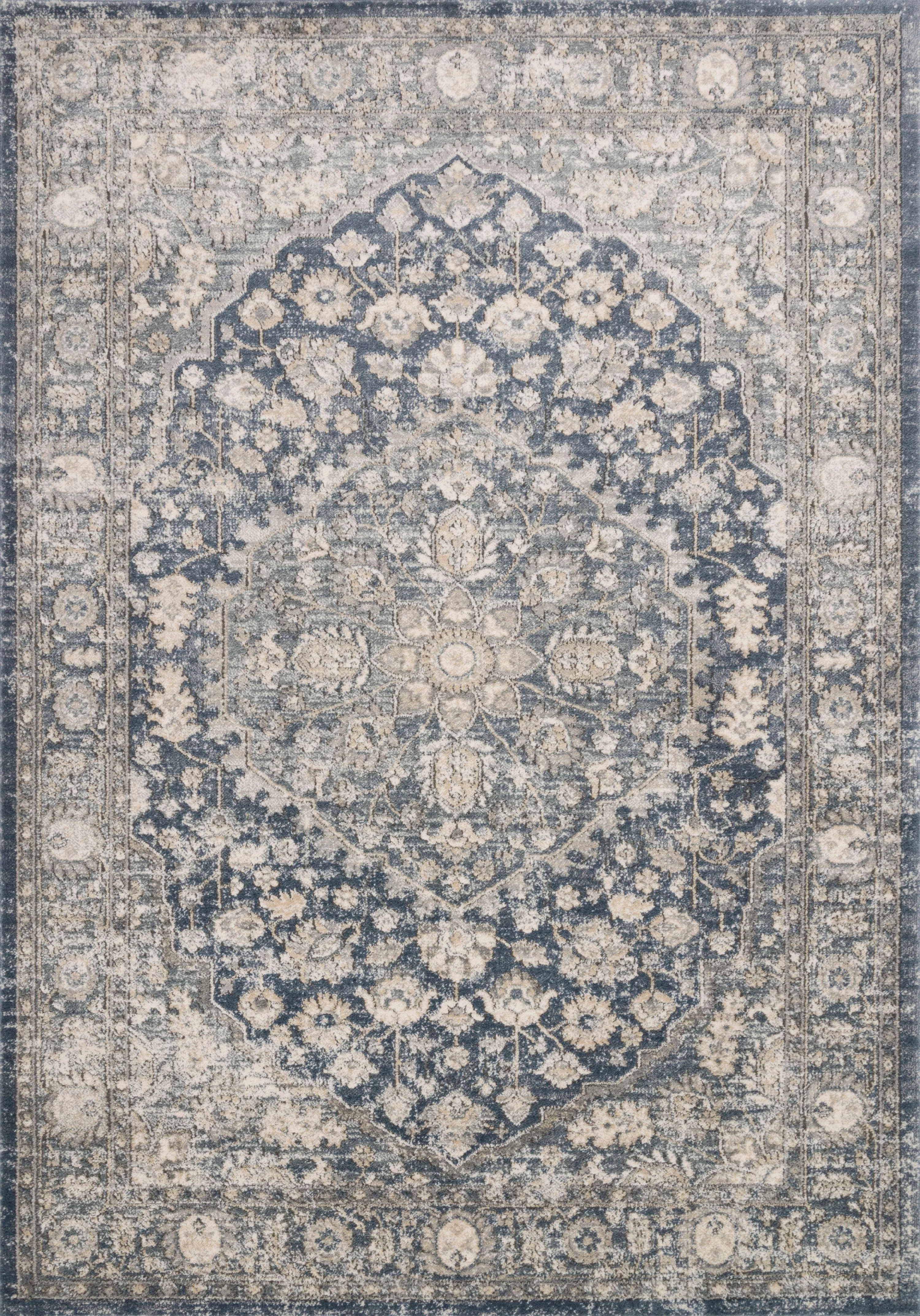 Loloi II Teagan Oriental Denim / Mist Area Rug | Walmart (US)