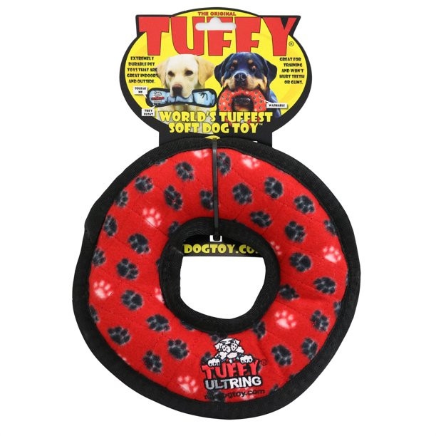 Tuffy Durable Ring Dog Toy with Squeaker, Multicolor | Walmart (US)