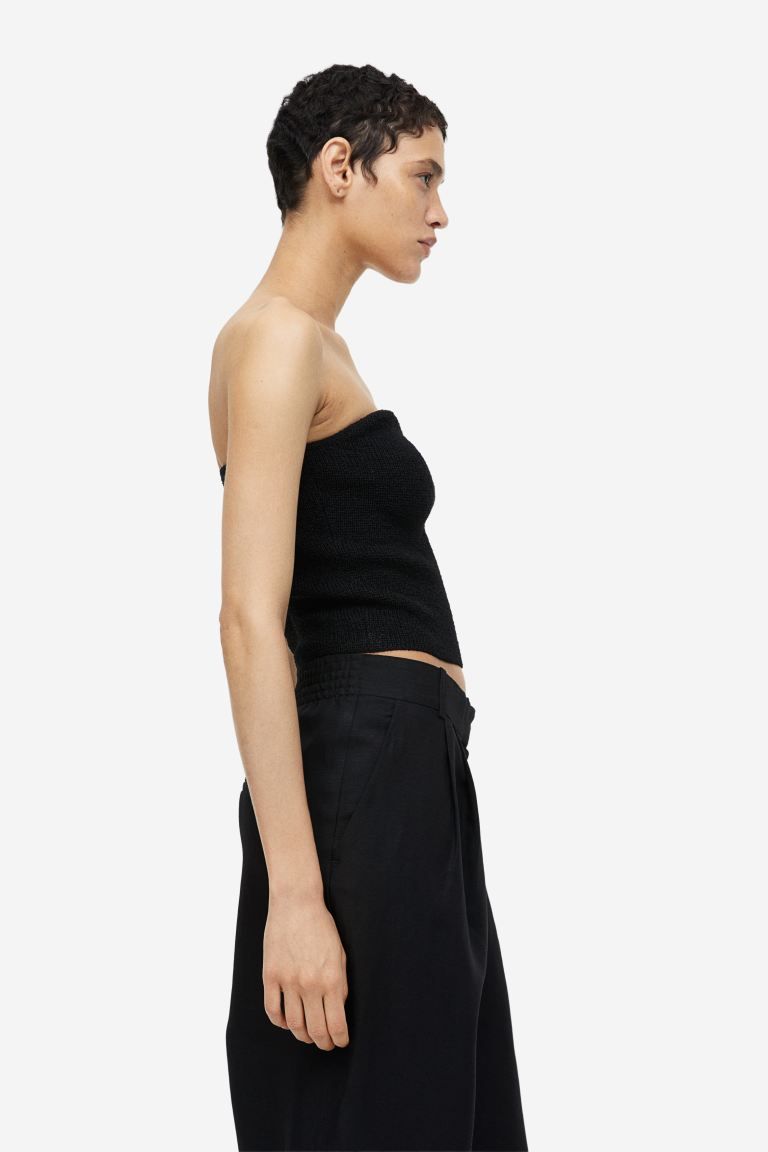 Textured-knit Tube Top | H&M (US + CA)