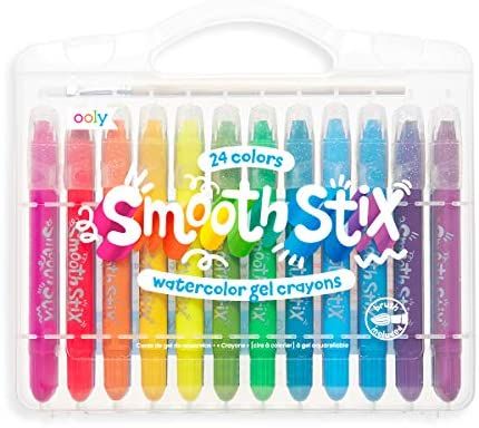 Ooly, Smooth Stix Watercolor Gel Crayons - 25 PC Set | Amazon (US)