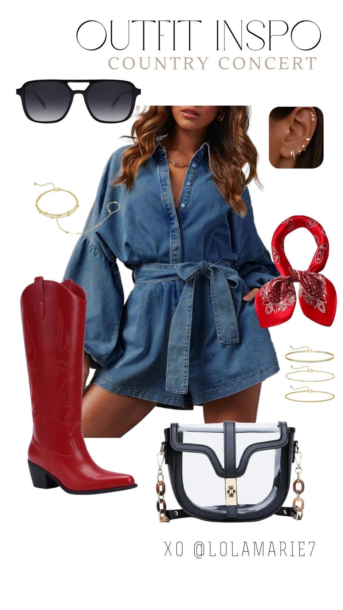 Amazon Country Concert Outfit 🍒🤠

#countryconcert #amazonstyle 

#LTKStyleTip #LTKFestival #LTKFindsUnder50