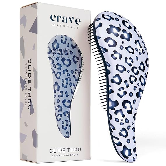 Crave Naturals Glide Thru Detangling Hair Brush - Detangler Brush for Curly or Straight, Wet or D... | Amazon (US)