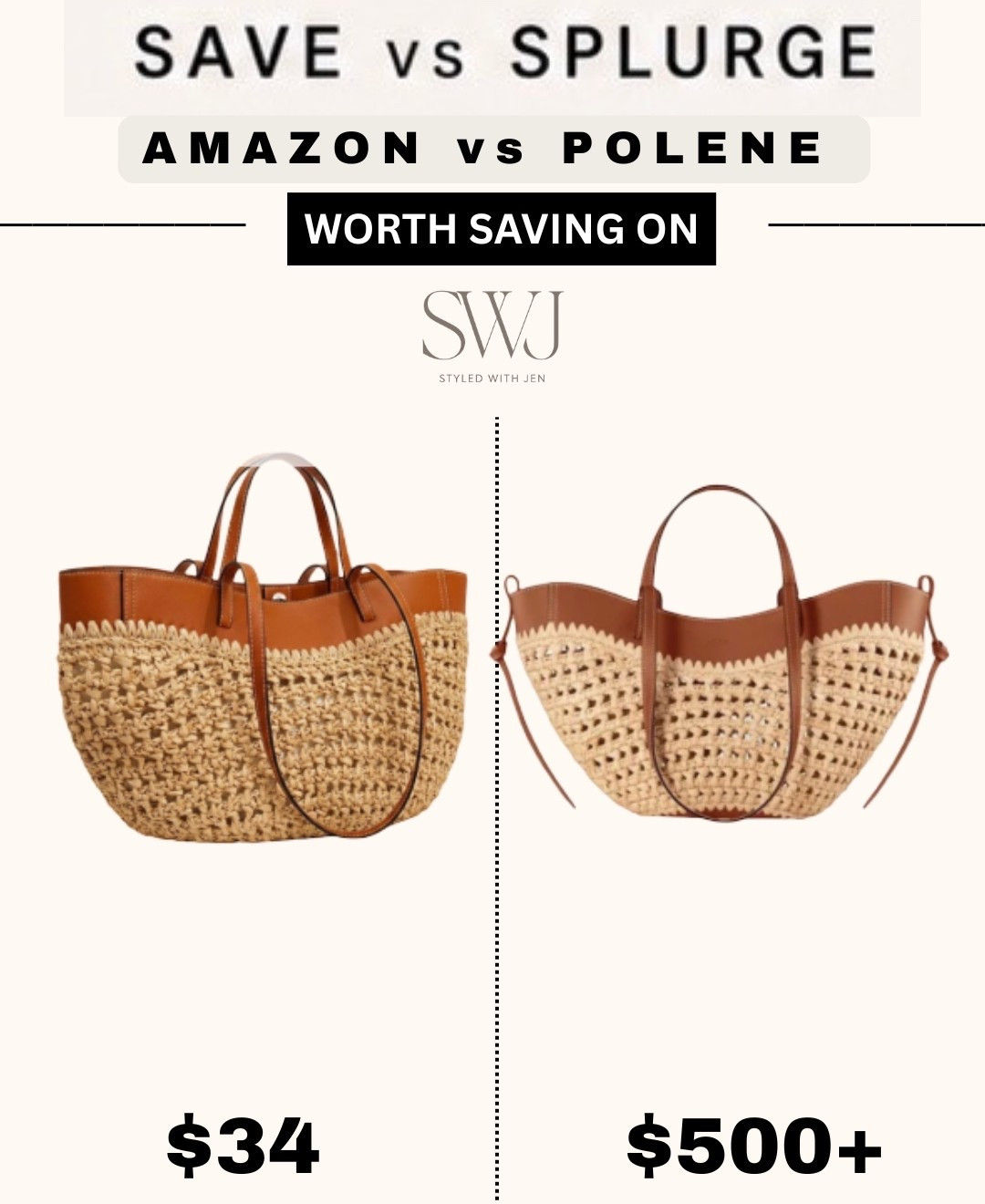 Save or Splurge??

#LTKsummer #LTKbag #LTKstyletip