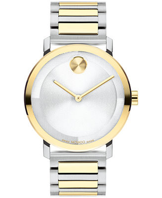 Men's Bold Evolution 2.0 Swiss Quartz Two-Tone Stainless Steel Watch 40mm | Macy's