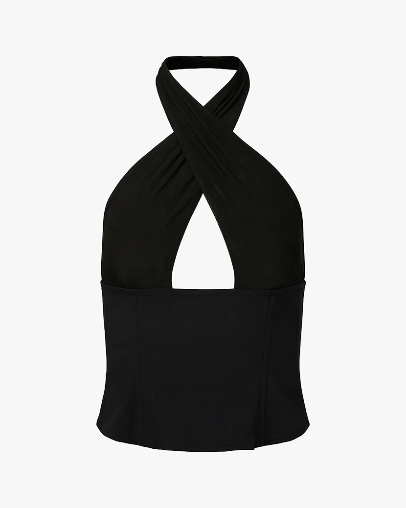 Cross Halter Corset Top | We Wore What