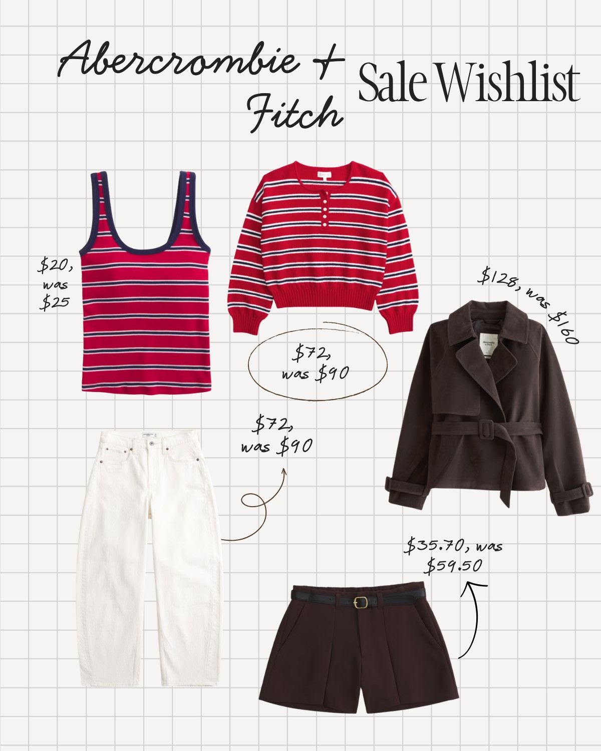 Abercrombie & Fitch sale finds I definitely have in my cart 😍😍😍 remember most items are 20-70% off right now!

#LTKootd #LTKSeasonal #LTKSaleAlert