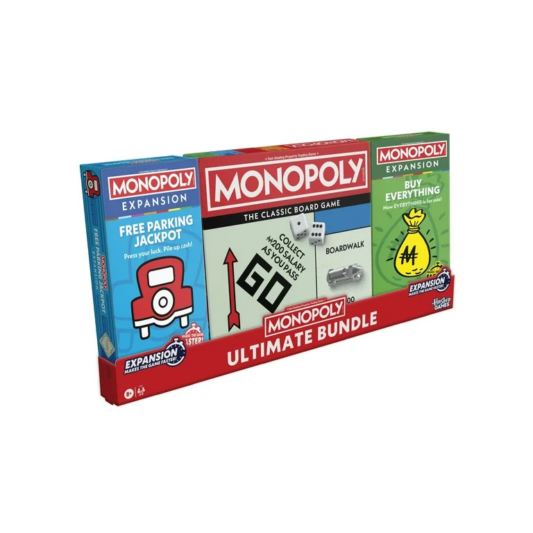 Monopoly Ultimate Bundle, Monopoly Classic Game and 2 Expansion packs, Family Board Games, Holida... | Walmart (US)