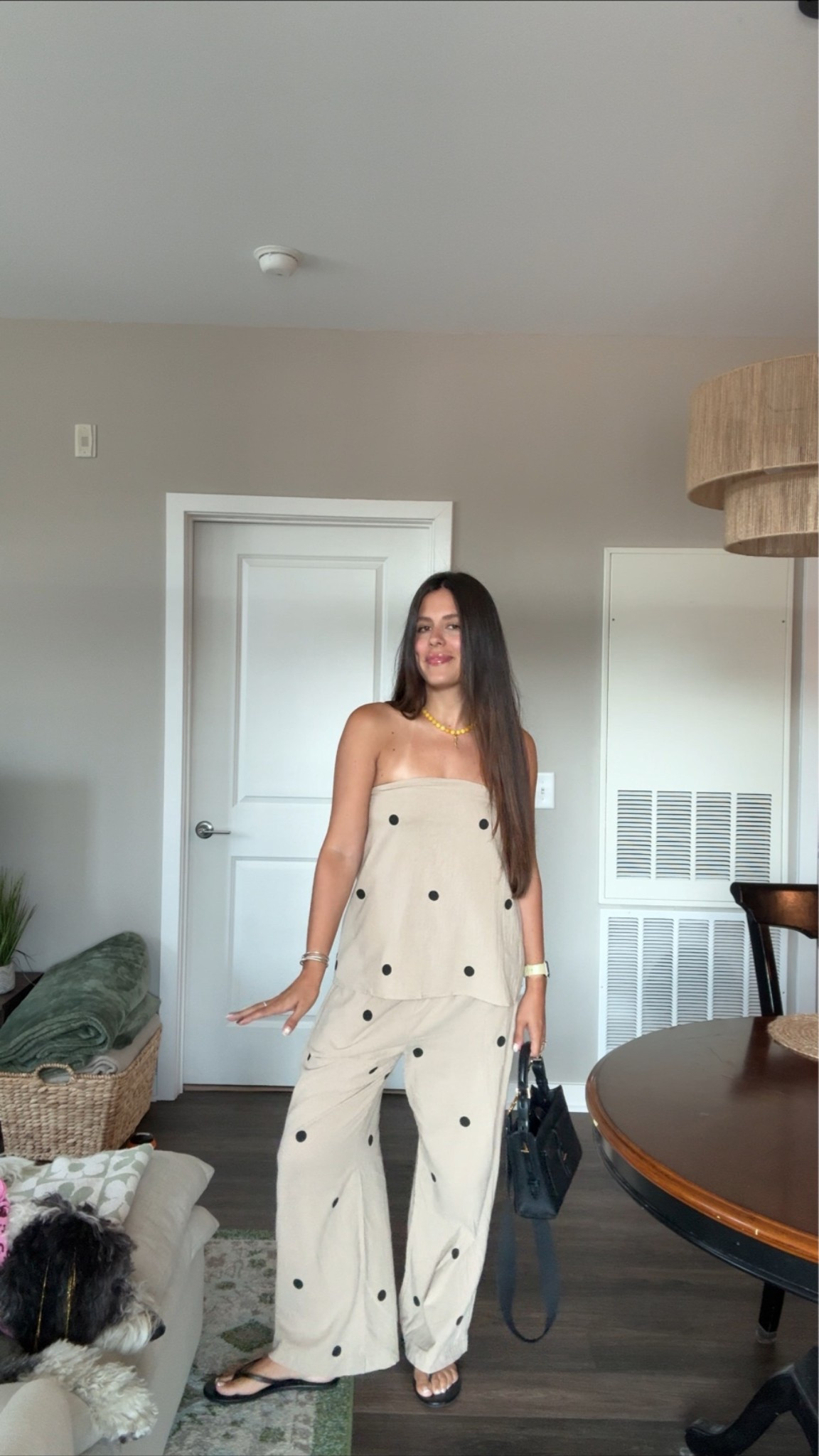 Casual light polka dot matching set

#LTKootd #LTKdayinmylife