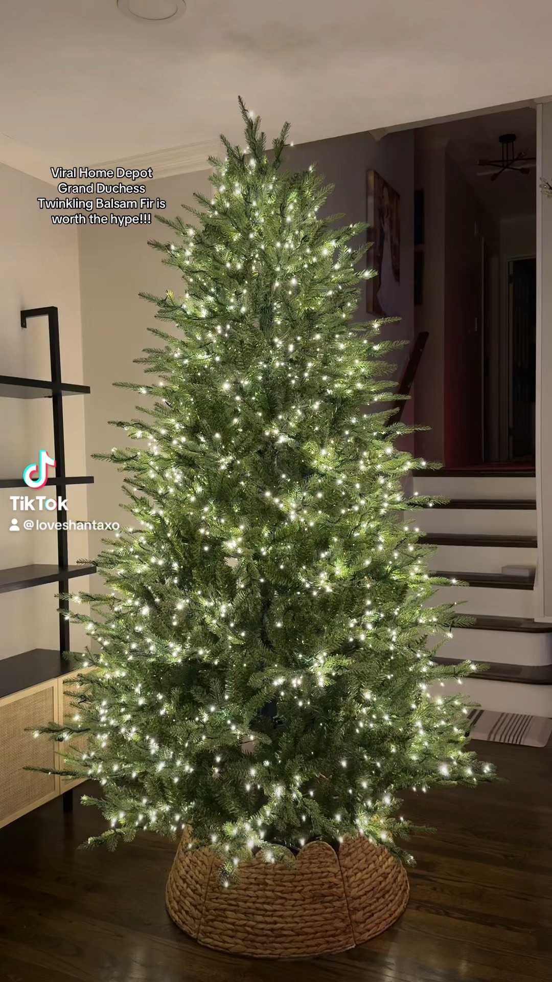 Beautiful Home Depot Grand Duchess Balsam Fir Christmas Tree! So worth the hype. Linked some similar ones incase this one is sold out! Viral Christmas tree

#LTKHome #LTKSeasonal #LTKHoliday