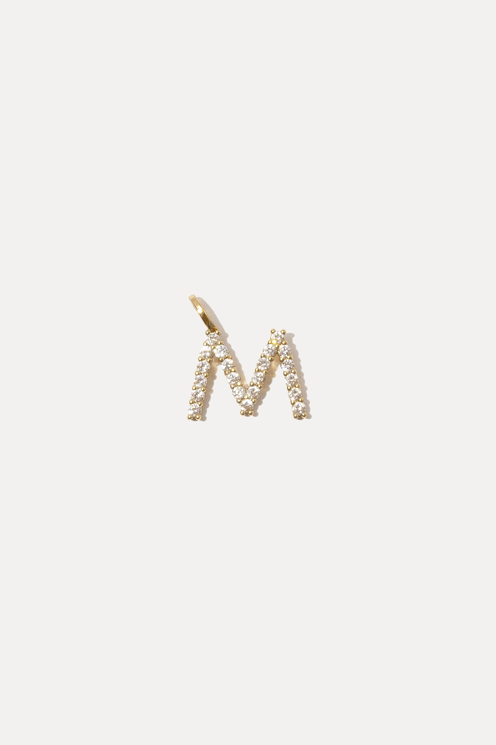 Pave Initial Charm | Miranda Frye Inc.