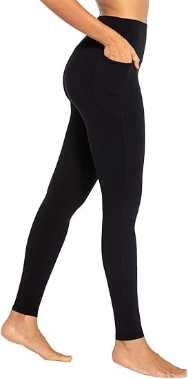 Sunzel No Front Seam Workout Leggings for Women with Pockets, High Waisted Compression Yoga Pants... | Amazon (US)