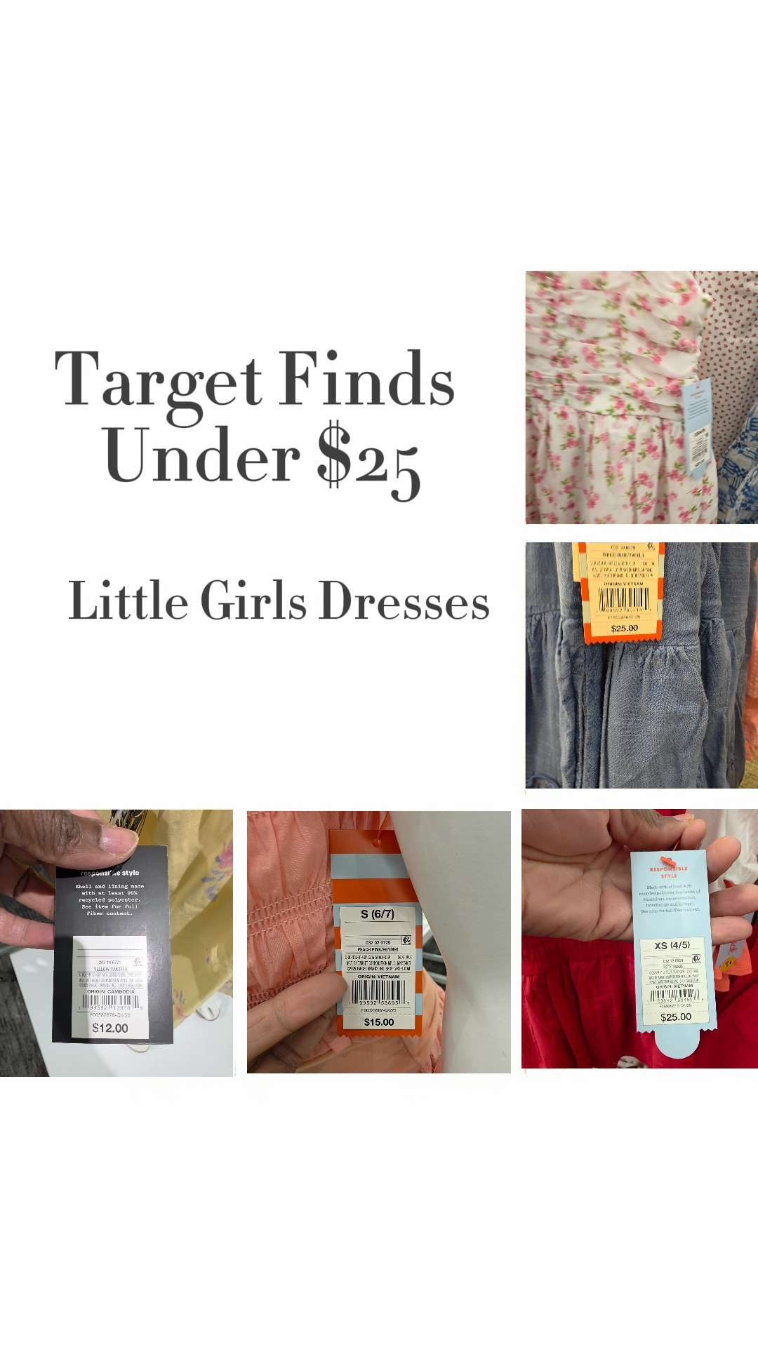 Spring Target haul for the little fashionistas 🌼✨
These dresses are giving twirl, comfort, and cuteness all in one 
Perfect for Easter, playdates, and sunny day outings 

#TargetStyle #TargetKids #SpringFashion #GirlsSpringStyle #MomFinds #AffordableFashion #KidsOOTD #SpringHaul #TargetFinds #MiniFashion 

 #LTKMothersDay #LTKdayinmylife #LTKSaleAlert