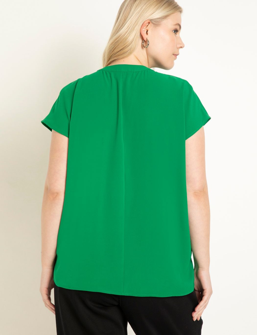 Notch Collar Blouse | Eloquii