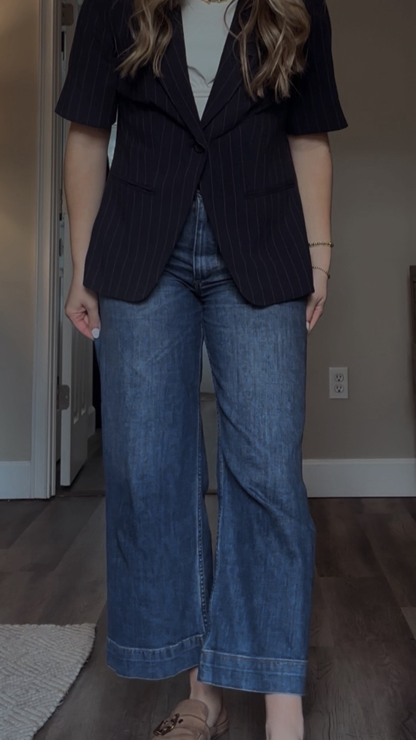 My business casual outfit for my 9-5 desk job as an interior designer! 

- the Dolce Vita mules are alllll sold out so I found some similar 🤍

#LTKmorningroutine #LTKWorkwear #LTKdayinmylife