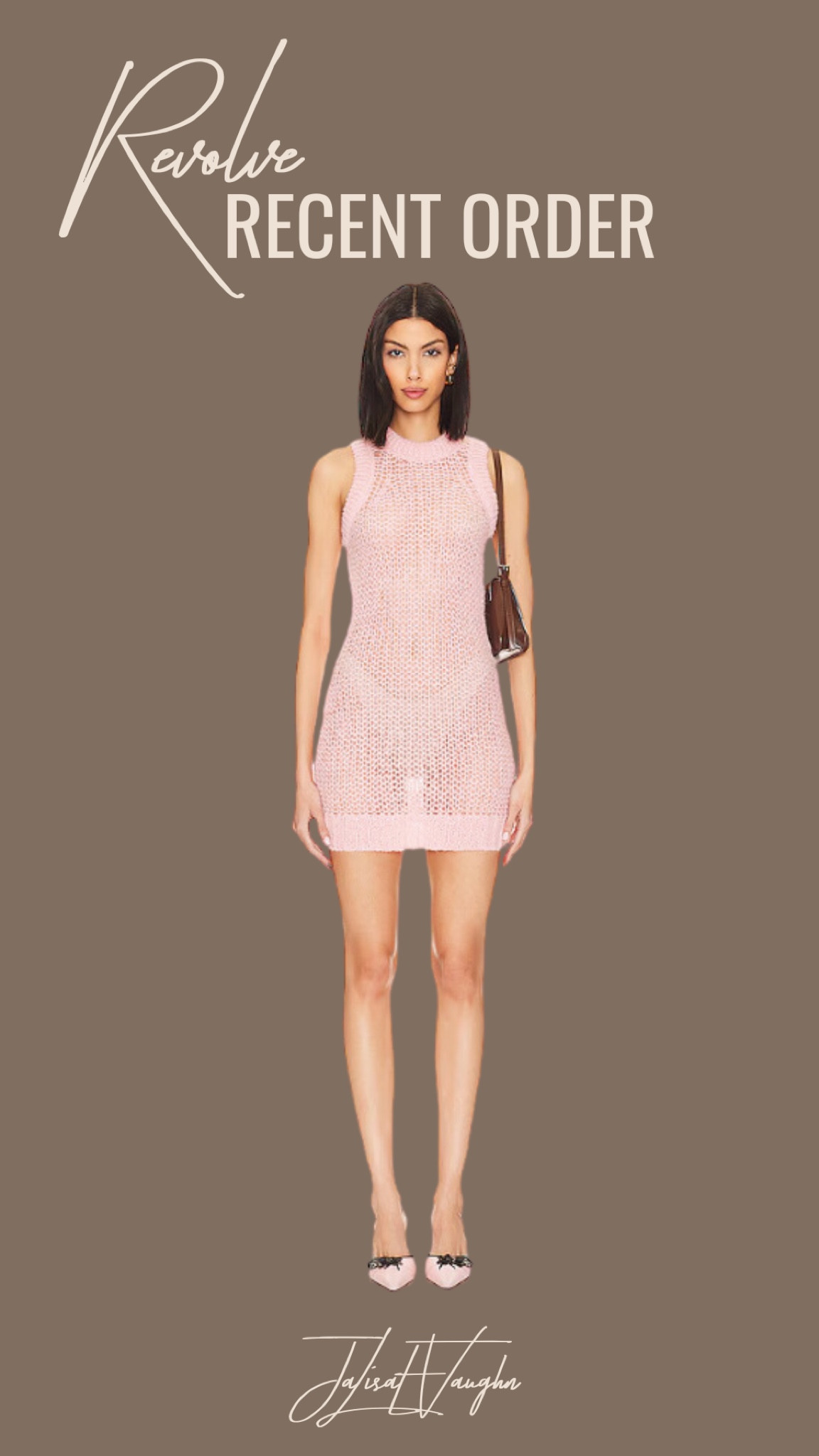 Mini crochet dress find! Would pair her with a pair of heels and pineapple clutch!

#LTKItBag #LTKStyleTip #LTKSeasonal