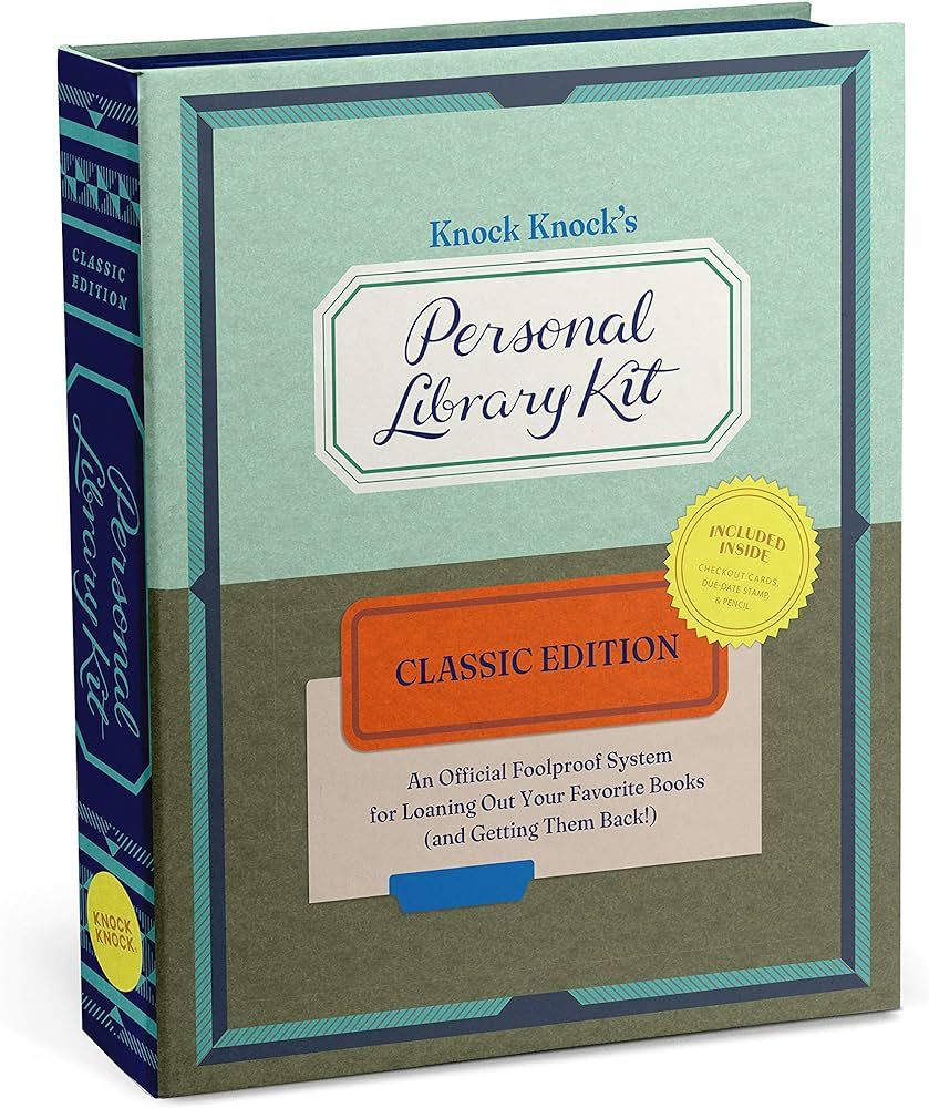Knock Knock Personal Library Kit Classic Edition Personal Library Kit Small | Amazon (US)