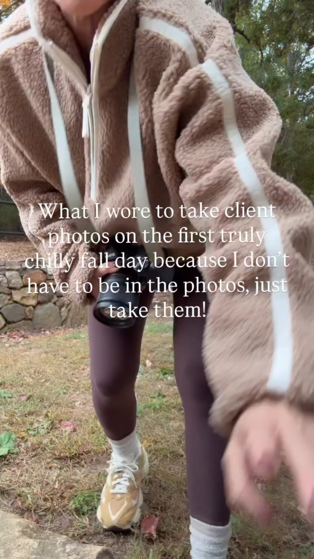 It's all about being warm on this first truly chilly day in SC!

Taking photos not in photos so I bundled up in this teddy bear pullover and leggings to stay warm while my clients aren't as warm in their dresses etc!😊

Cozy Sunday vibes are here!!

Comment shop for link!

#Cozysundayvibes #styleover40 #whattowearfall #midlifestyle #fashionover50 #photographerstyle