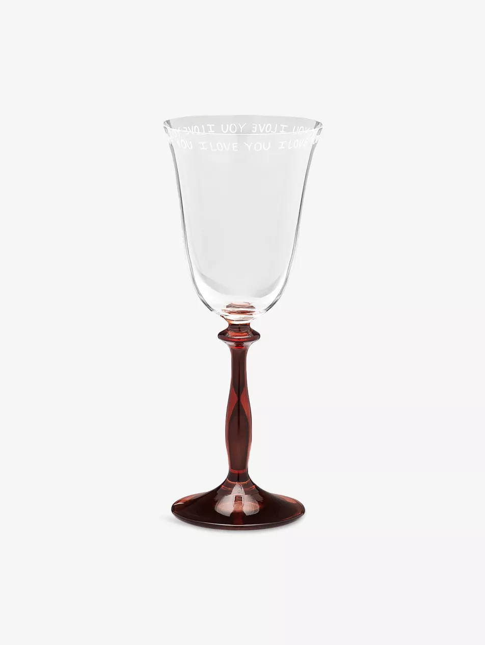 I Love You Wine Glass | Selfridges