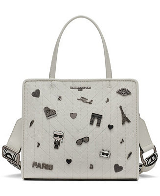 KARL LAGERFELD PARIS Maybelle Satchel Bag  - Macy's | Macy's