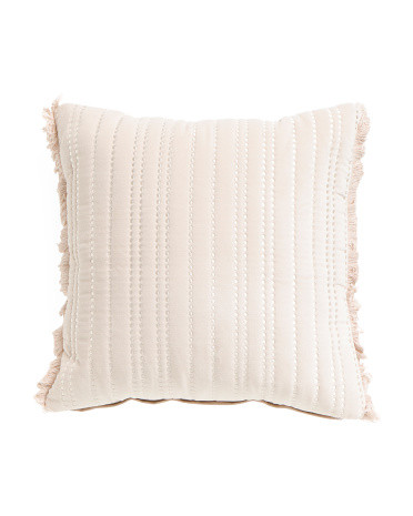 20x20 Embroidered Velvet Pillow | TJ Maxx