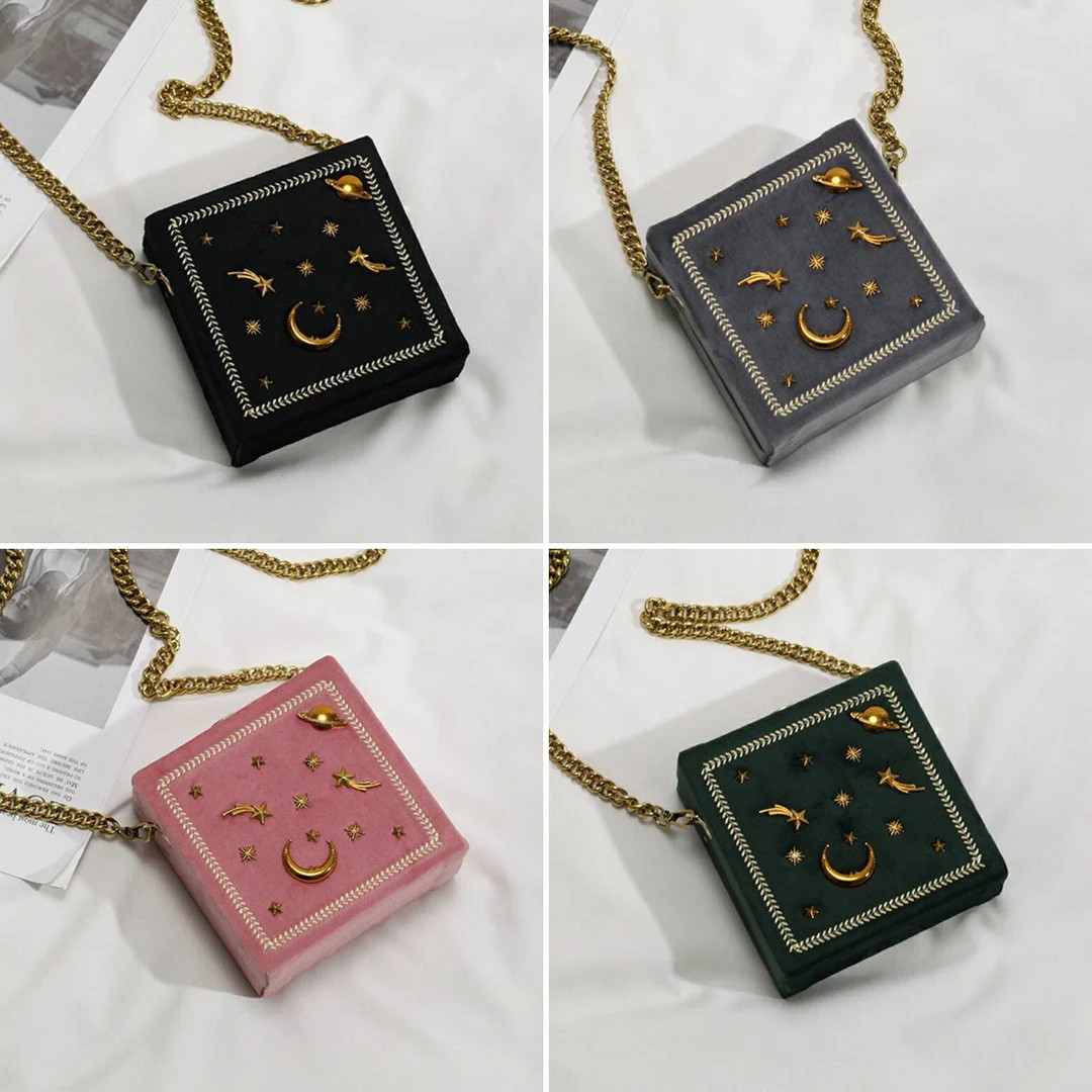 New Velvet Moon Sky Star Galaxy Metro Stud Embroidery Shoulder - Etsy | Etsy (US)